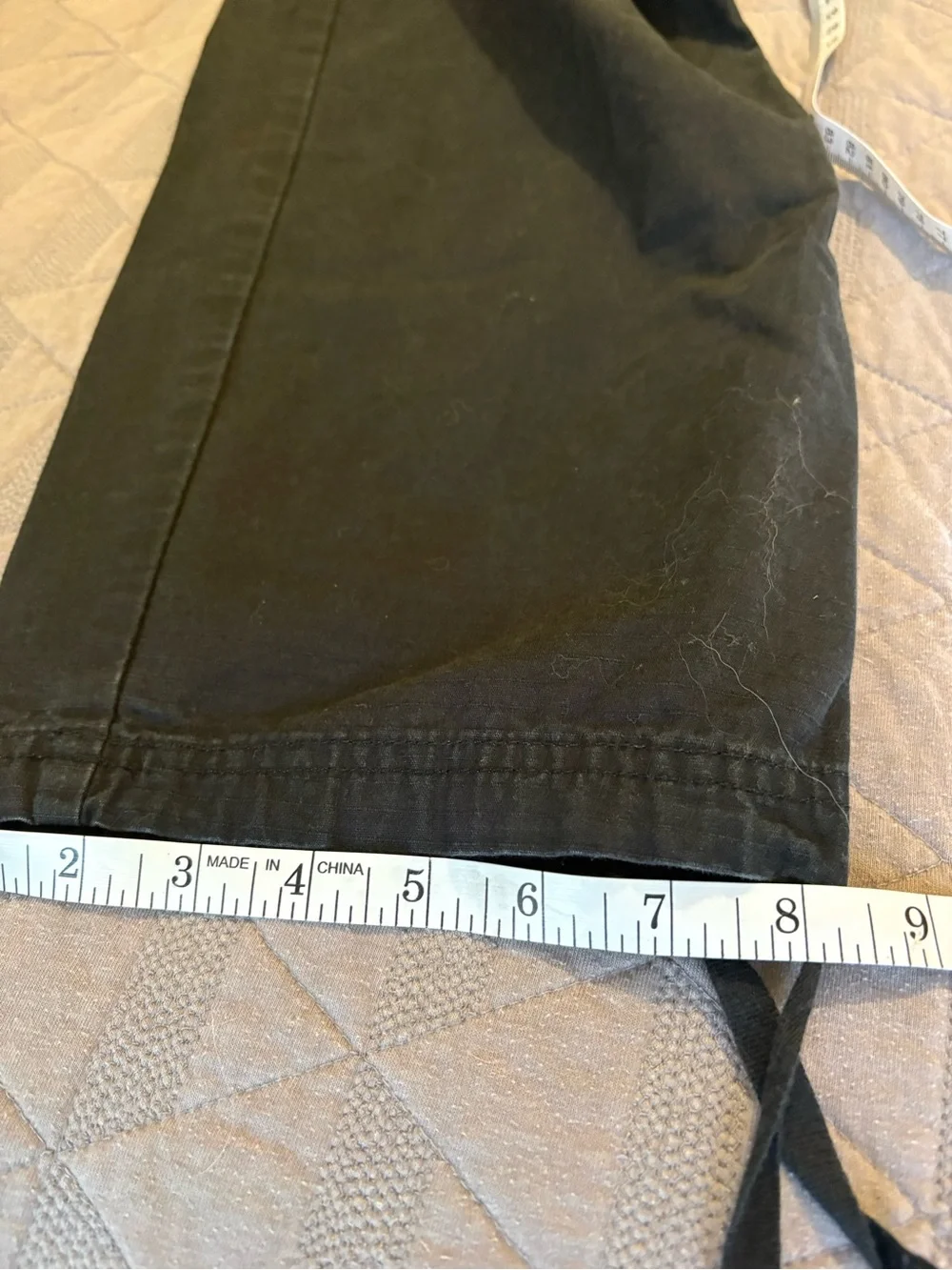 CCS Mailorder Rip stop Cargo Pants Black Size XS Skateboarder